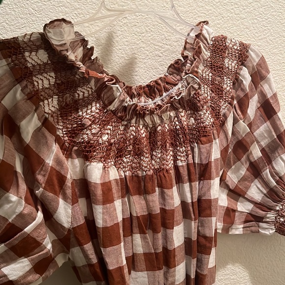 NWT Doen Rhone Dress szXS Nutmeg - Picture 2 of 4